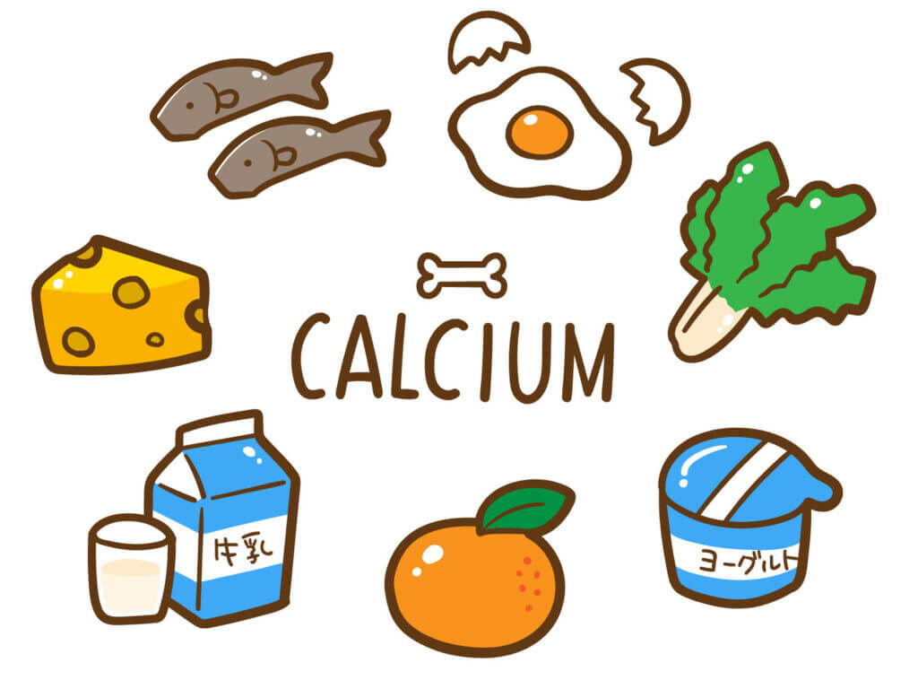 カルシウムを多く含む食品の画像