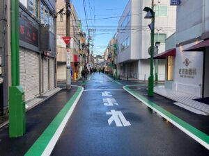 道案内ページの道路の画像